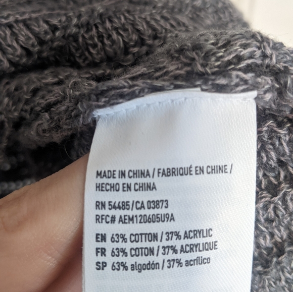 American Eagle Knit Tank Top Grey Size Small - Picture 4 of 5